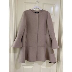 zara women wool coat size L